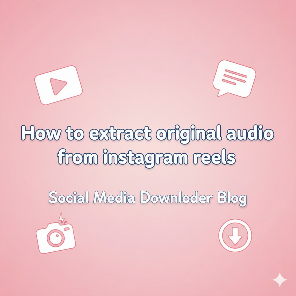 How to Extract Original Audio from Instagram Reels
